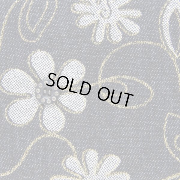 画像5: ＜訳あり＞サボイ(SAVOY)デニム地に花模様をプリントした長財布レディース (5)