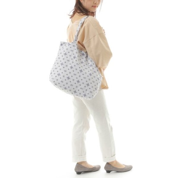 画像10: サボイ(SAVOY)プレミアムラインモノグラム2way折りたたみショッピングエコバッグ (10)