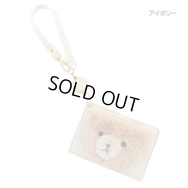 画像5: テディベアリール付きシングルパスケース／ブラック（送料無料） (5)