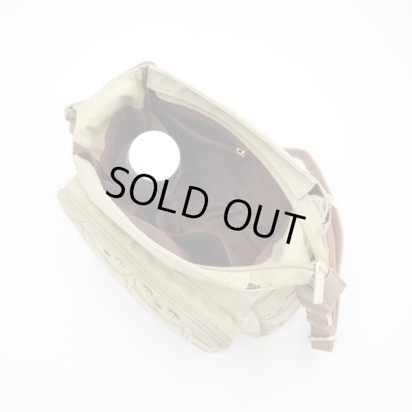 画像6: レディースぷくぷくプーちゃんナイロン撥水ショルダーバッグ／黒 (6)