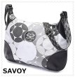 画像1: ＜sale＞サボイ(SAVOY)レディースジャガード織りおしゃれなバルーン柄ショルダーバッグ (1)