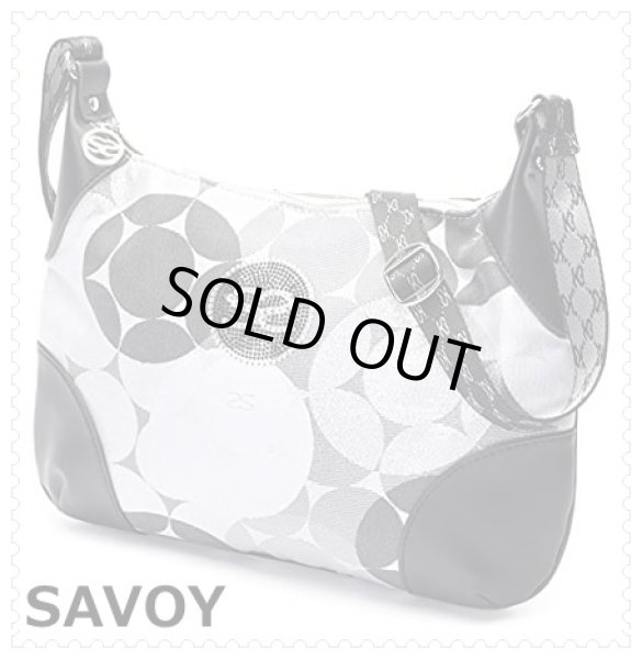 画像1: ＜sale＞サボイ(SAVOY)レディースジャガード織りおしゃれなバルーン柄ショルダーバッグ (1)