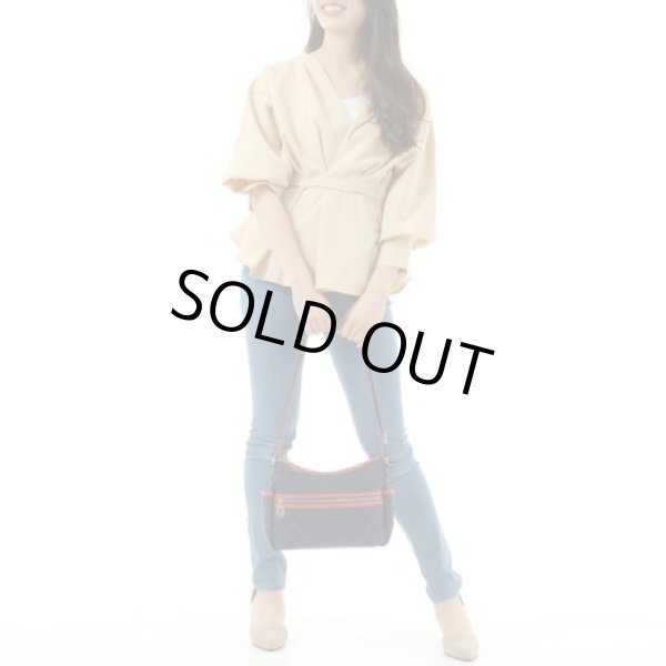 画像9: ＜sale＞サボイ(SAVOY)ロゴキルティングレディースナイロン素材ショルダーバッグ (9)