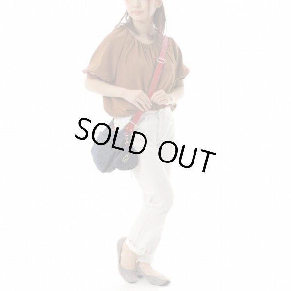 画像10: サボイSAVOYしっかり感のあるデニム生地！レディースハート型ポーチ付きモノグラムショルダーバッグ＜送料無料＞ (10)