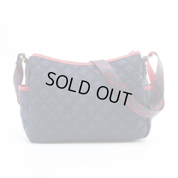 画像3: ＜sale＞サボイ(SAVOY)ロゴキルティングレディースナイロン素材ショルダーバッグ (3)