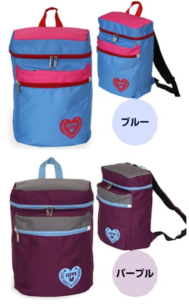 画像2: 女の子に人気シュープCHOOPかわいいスクエア型リュックサック（4色有）＜sale＞ (2)
