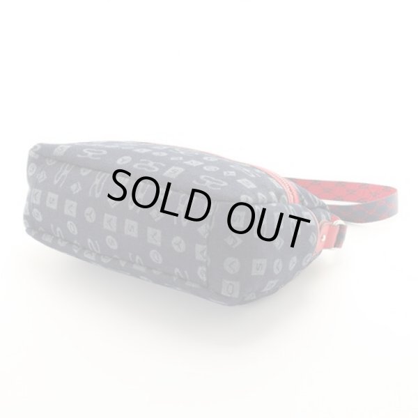 画像4: サボイSAVOYしっかり感のあるデニム生地！レディースモノグラム柄ショルダーバッグ＜送料無料＞ (4)