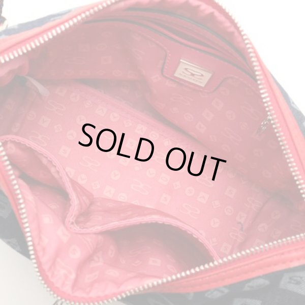 画像6: サボイSAVOYしっかり感のあるデニム生地！レディースモノグラム柄ショルダーバッグ＜送料無料＞ (6)