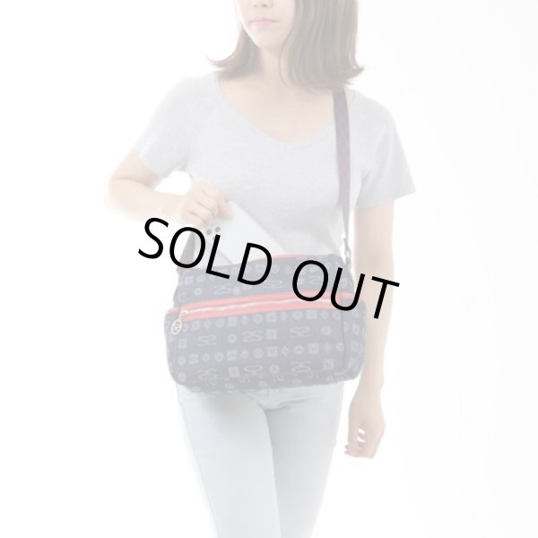 画像8: サボイSAVOYしっかり感のあるデニム生地！レディースモノグラム柄ショルダーバッグ＜送料無料＞ (8)