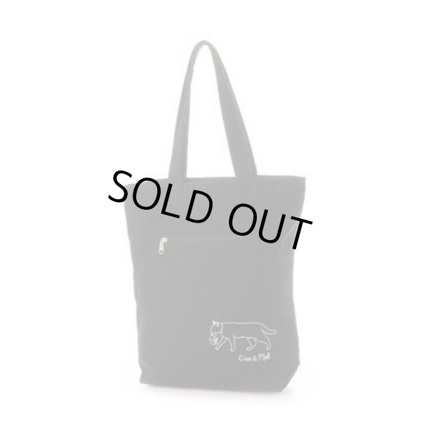 画像3: ＜親子猫＞レディースかわいいイラストトートバッグ／黒 (3)