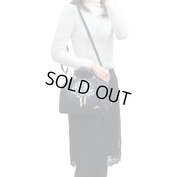 画像5: おしゃれな女性に大人気！＜mis zapatos＞ドレススカート２wayミニショルダーバッグ／ ブラック (5)