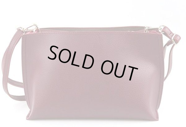 画像2: ＜mis zapatos＞パンプスリボン合皮ショルダーバッグ／ワイン (2)