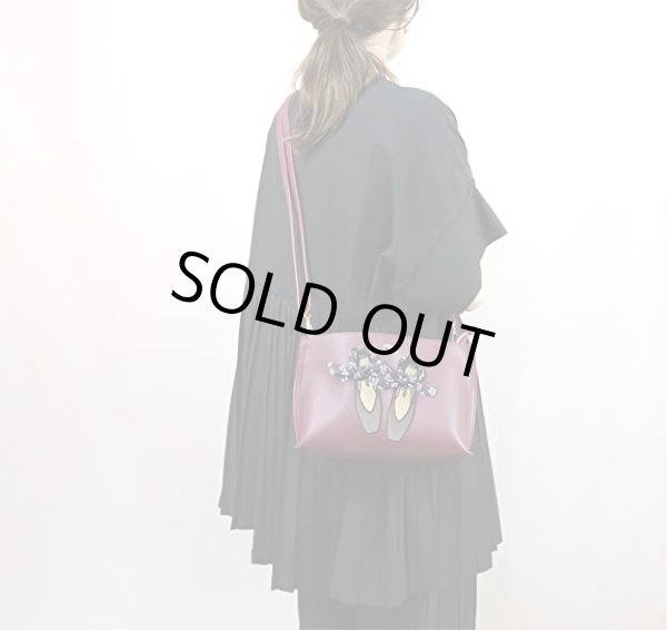 画像6: ＜mis zapatos＞パンプスリボン合皮ショルダーバッグ／ワイン (6)