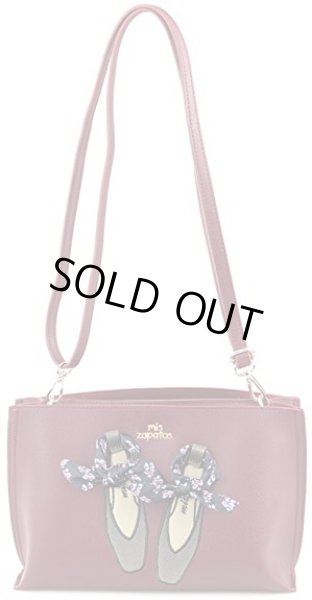 画像3: ＜mis zapatos＞パンプスリボン合皮ショルダーバッグ／ワイン (3)