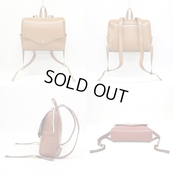 画像3: かるいかばん軽量化に拘ったレガートラルゴのおしゃれな横型リュックサック／キャメル＜おすすめ＞ (3)