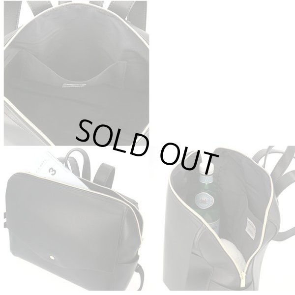 画像4: かるいかばん軽量化に拘ったレガートラルゴのおしゃれな横型リュックサック／ブラック＜おすすめ＞ (4)