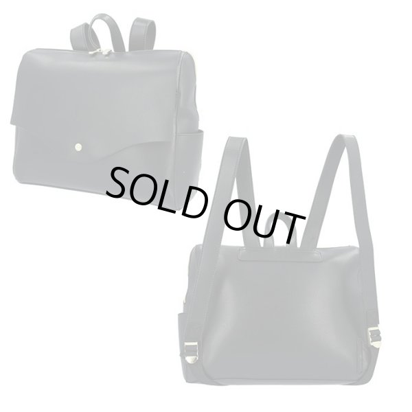 画像3: かるいかばん軽量化に拘ったレガートラルゴのおしゃれな横型リュックサック／ブラック＜おすすめ＞ (3)