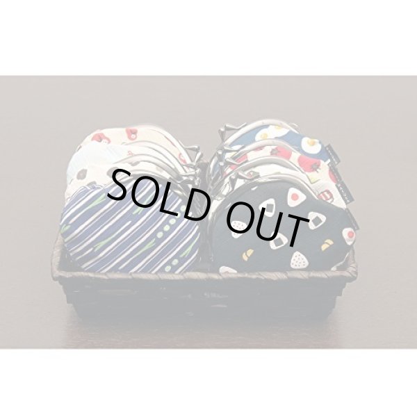 画像4: おにぎり柄がかわいい3.3寸がま口ポーチ（日本製） (4)