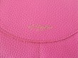 画像3: ＜訳あり＞ビビットピンク花柄裏地レディース合成皮革ラウンドファスナー二つ折り財布 (3)