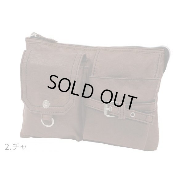 画像2: ＜sale＞ウエスト＆ミニショルダーバッグとして使えるシボ感のあるオシャレな２ＷＡＹバッグ(３色有) (2)