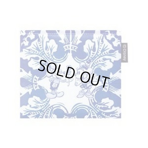 画像2: ディズニーミッキー＆ミニーマウスブルータイルデザインレディース折り畳みショッピングエコバッグ (2)