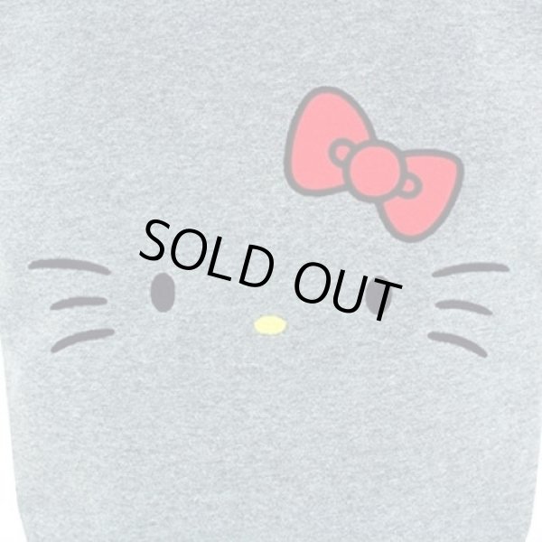 画像3: ハローキティ刺繍スウェットトートバッグ／グレー (3)