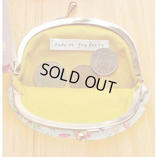 画像4: 北欧風デザイナーズがかわいい3.3寸がま口ポーチ（日本製）／夜のくさむら (4)