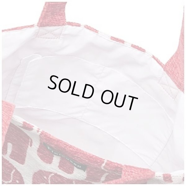 画像4: 北欧フィンレイソン【Finlayson】エレファンティレッドマチ付きトートバッグ (4)