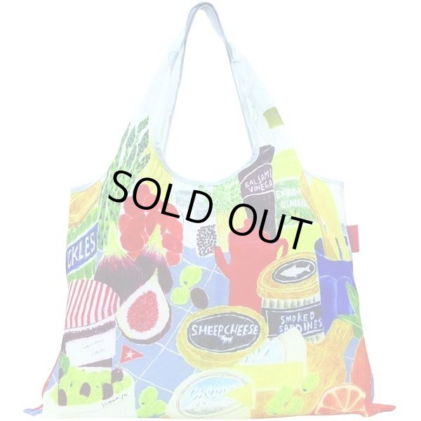 画像2: レディースおしゃれでかわいい2way折りたたみショッピングエコバッグ／レシピ (2)