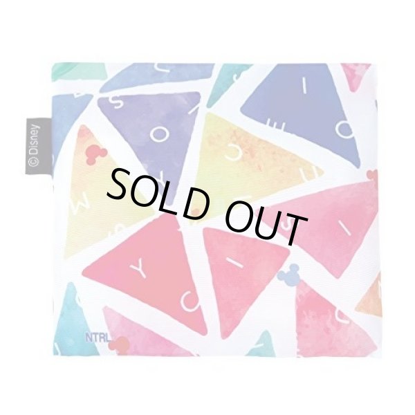 画像3: ディズニー＜トライアングルミッキー＞カラフルデザイン折り畳みショッピングエコバッグ (3)