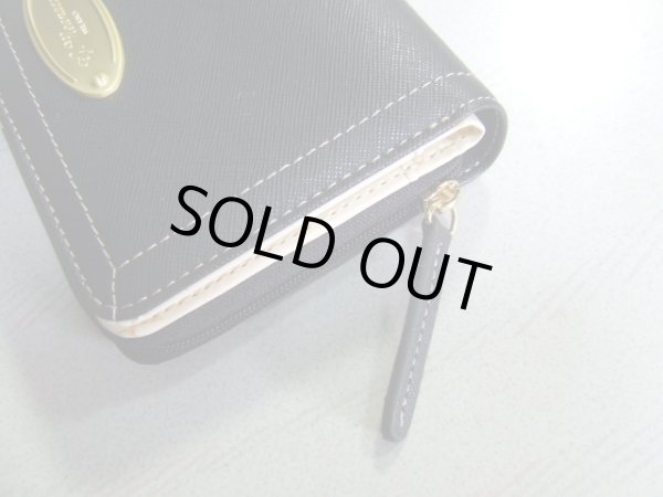 画像5: 【訳あり】【値下げ】レディースワンポイントデザインがスタイリッシュな合成皮革二つ折り財布 (5)