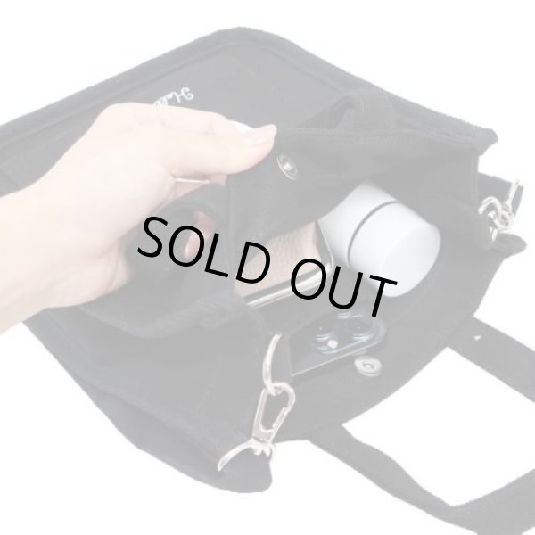 画像4: ハローキティラテクマ帆布2WAY小さめショルダーバッグ (4)