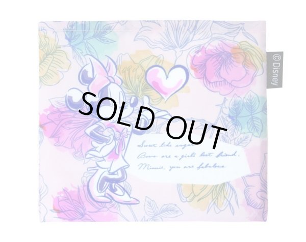 画像2: ディズニー＜ミニーマウス＞レディース折り畳みショッピングエコバッグ／フローラル ミニー (2)