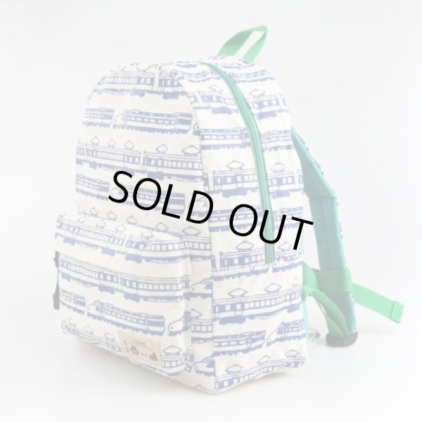 画像2: （モメンタムキッズ）MOMENTUM KIDS  鉄道モチーフデイパック キッズ（ ナチュラル  ） (2)