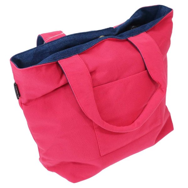 画像2: ロングスカート柄トートバッグ 【mis zapatos】/ピンク (2)