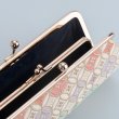 画像3: 西陣織5.0寸親子がま口財布/赤桜（日本製） (3)