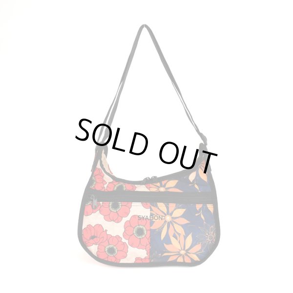 画像3: SYABON(シャボン)洗えて軽量華やかな大人柄２室式ショルダーバッグ/ボタニカル (3)