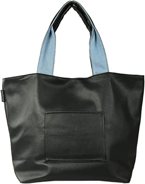 画像4: 合皮ロングスカート柄トートバッグ 【mis zapatos】/カーキ (4)