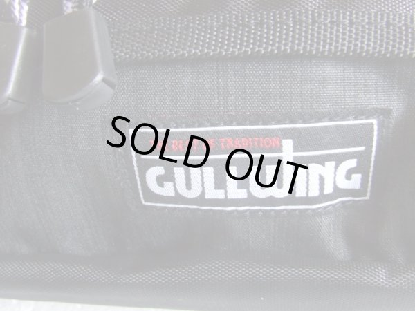 画像4: ガルウィングの軽量小ぶりウエストバッグ/ブラック (4)