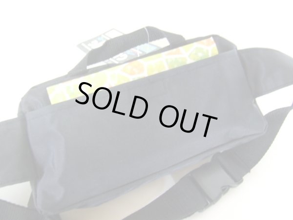 画像6: ガルウィングの軽量小ぶりウエストバッグ/ブラック (6)