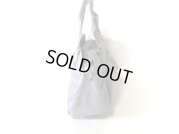 画像3: (訳あり）３室式シークレットポケット仕様レディース斜め掛け2wayショルダーバッグ／グレー (3)