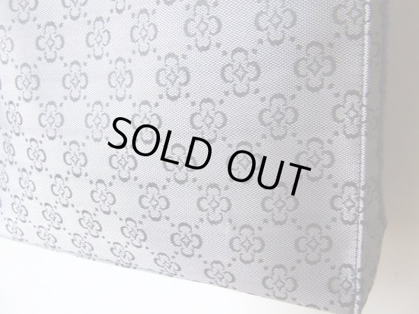 画像6: ＜訳あり＞３室式ジャガード織トートバッグＡ４/グレー (6)