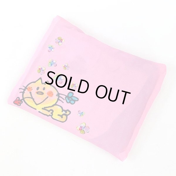 画像7: 水森亜土おしゃれでかわいいエコバッグ（レジ袋タイプ）サムワン/ネイビー (7)