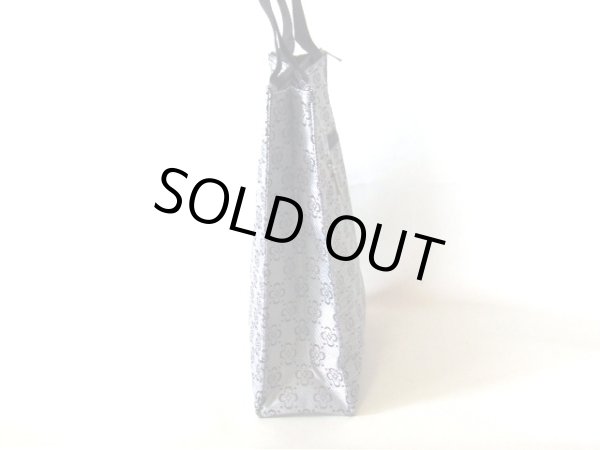 画像5: ＜訳あり＞３室式ジャガード織トートバッグＡ４/グレー (5)