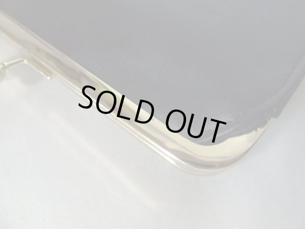 画像19: (訳あり）クラッチバッグ・がま口財布としても使えるお財布ショルダー4wayバッグ／ブラック (19)