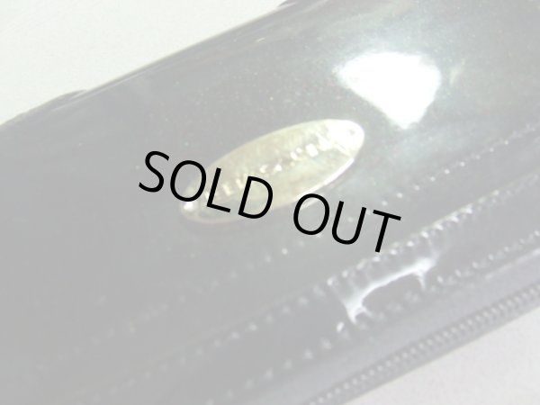 画像7: （訳あり）エナメルPINKY ♡SWEETラウンド長財布/ブラック (7)