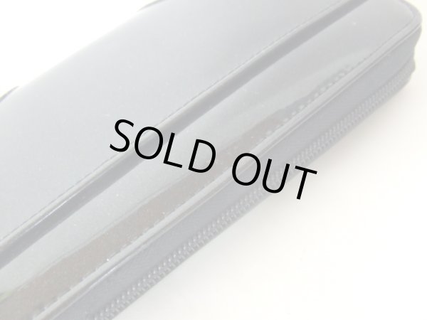 画像12: （訳あり）エナメルPINKY ♡SWEETラウンド長財布/ブラック (12)