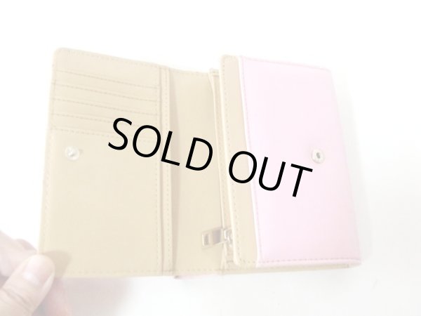 画像6: ＜訳あり＞＜値下げ＞PINKY ♡SWEET合成皮革二つ折り財布／ピンク (6)