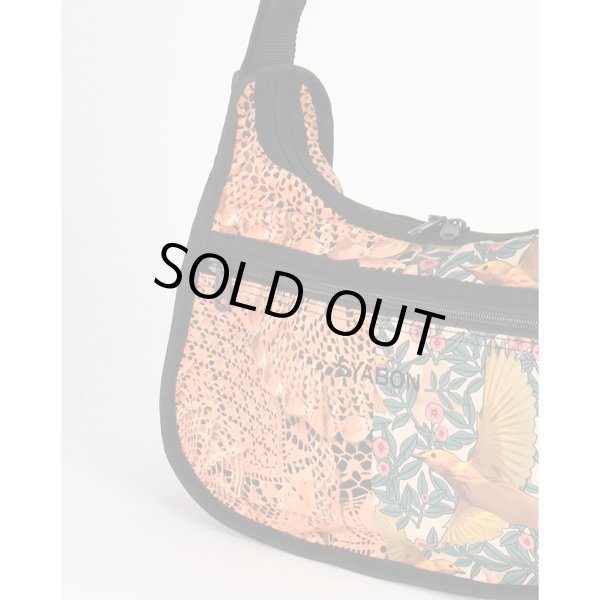 画像5: SYABON(シャボン)洗えて軽量華やかな大人柄２室式ショルダーバッグ/レースバード (5)