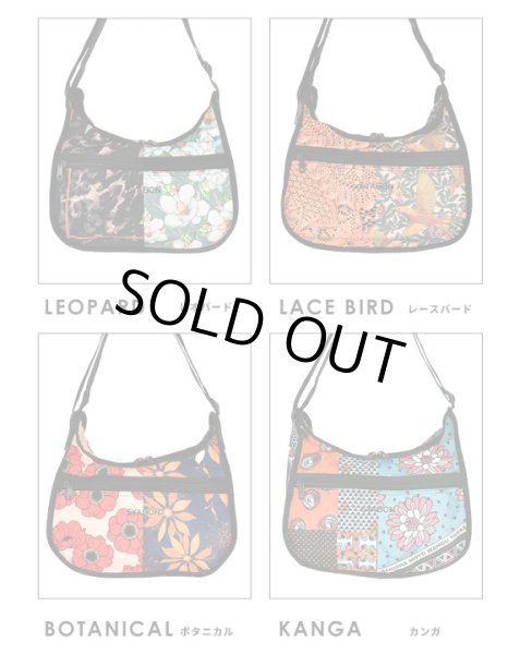 画像12: SYABON(シャボン)洗えて軽量華やかな大人柄２室式ショルダーバッグ/レースバード (12)